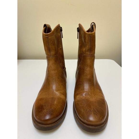 Bottines Cowboy Ariat Pour Femme - Cuir Rouge - Taille 6M (38) - Occasion